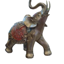 deco figuras adornos elfante ceramico