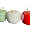 deco figuras adornos manzanas 3 colores