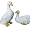 deco figuras adornos patos duo
