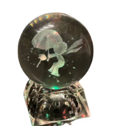deco figuras adornos principito esfera con luz