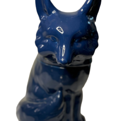 deco figuras adornos zorro azul