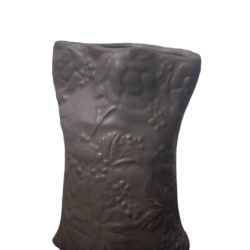 deco florero cafe con relieve