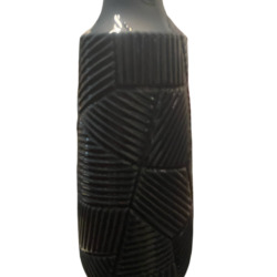 deco jarrones floreros gris marengo con diseño