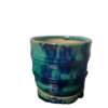 deco maceteros azul calipso ceramico