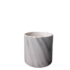 deco porta macetero blanco gris ceramico