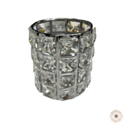 deco vaso decorativo plata y dorado