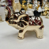 elefante decorativo color dorado
