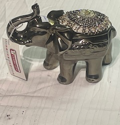 elefante decorativo con cristal