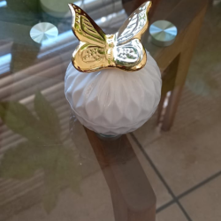 joyero mariposa blanco pequeño